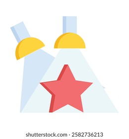 Minimalist feature spotlight icon representing key product benefits, innovations, and technology advancements.