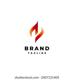 Minimalist Fiery Letter Z Logo Design. Simple Stylish Initial Letter Z Logo Design.