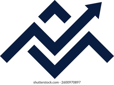 Minimalist financial logo design representing stability, growth, and professionalism. Perfect for banking, investment, fintech, and corporate branding.