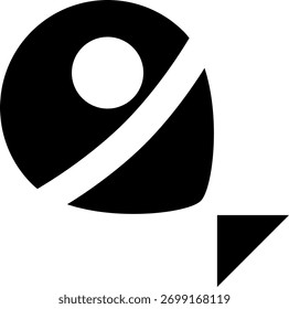 Icono minimalista del Vector del marisco del pescado