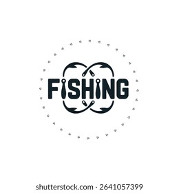 Minimalist Fishing Logo with Rod and Curved Line in Script Font
Black and White Fishing Typography Design with Rod and Silhouette
Fishing Logo with Rod as Letter and Curved Line Typography
