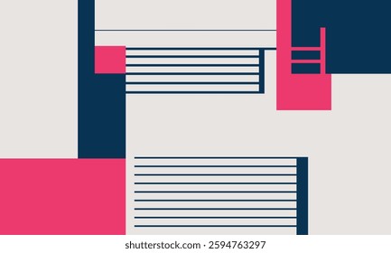minimalist flat 70s design modern vector graphic illustration