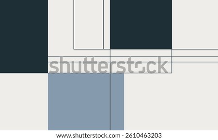 minimalist flat abnormal design modern vector graphic illustration