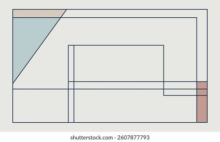 minimalist flat access design modern vector graphic illustration
