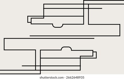 design de arte plana minimalista ilustração gráfica vetorial moderna