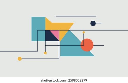 minimalist flat backdrop design modern vector graphic illustration