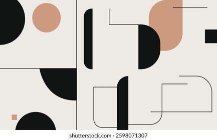 minimalist flat catalog design modern vector graphic illustration