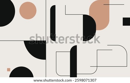minimalist flat catalog design modern vector graphic illustration