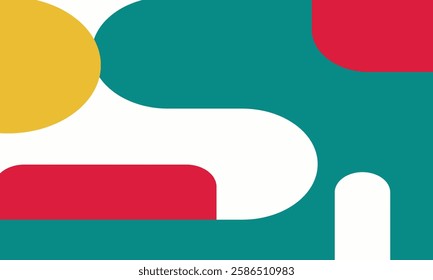 minimalist flat cover design modern vector graphic illustration