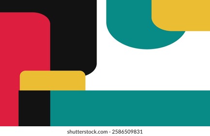 minimalist flat design artwork modern vector graphic illustration