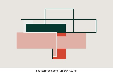 minimalist flat emulation design modern vector graphic illustration