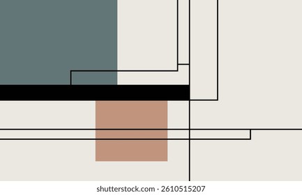minimalist flat exotic design modern vector graphic illustration