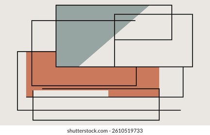 minimalist flat flow design modern vector graphic illustration