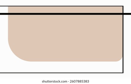 minimalist flat frame design modern vector graphic illustration - Powered by Shutterstock - Get 15% off with code: PIKWIZARD15