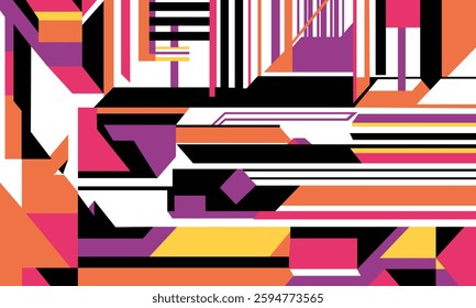 minimalist flat garde design modern vector graphic illustration - Powered by Shutterstock - Get 15% off with code: PIKWIZARD15