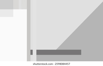 minimalist flat gray design modern vector graphic illustration