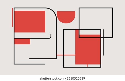 minimalist flat image design modern vector graphic illustration