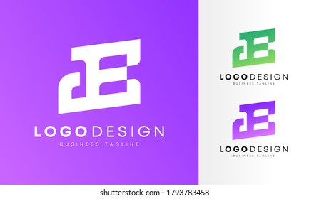 Minimalist flat initial JB, JE & BL letter logo design vector template for your company business 