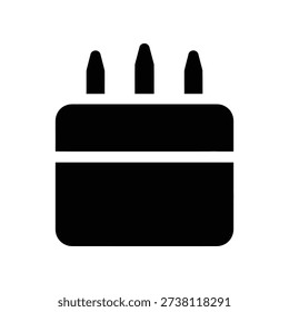 Minimalist flat lay of a black smartphone with blank screen and three black pencils, clean dark background, ideal for tech, education, and business concepts.