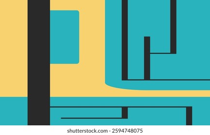 minimalist flat light design modern vector graphic illustration