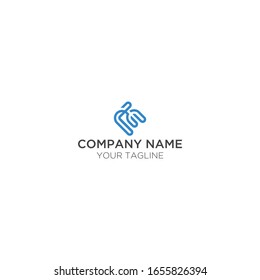 iniciales planos minimalistas L y C