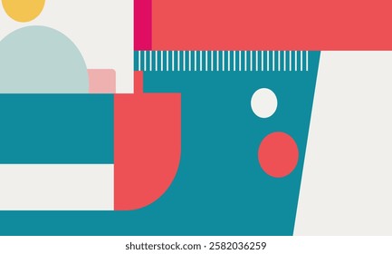 minimalist flat modern brochure vector graphic illustration
