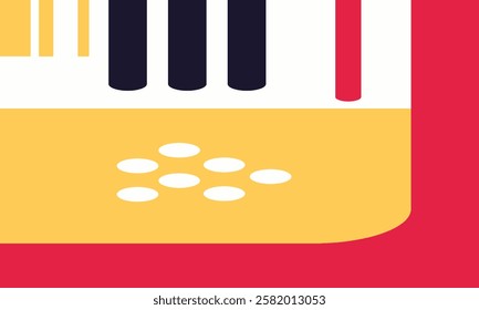 minimalist flat modern chop vector graphic illustration