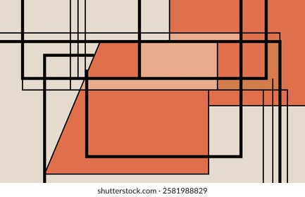 minimalist flat modern cover vector graphic illustration