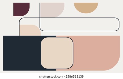 minimalist flat paper design modern vector graphic illustration