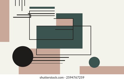 minimalist flat paper design modern vector graphic illustration