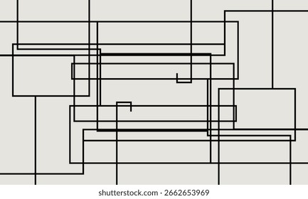 Diseño minimalista de impresión plana Ilustración gráfica de Vector moderno