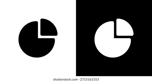 Minimalist Flat Style Pie Chart Graphic Representation Business Data