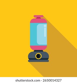 Minimalist flat vector illustration of a water purifier, ideal for websites, infographics and many other uses