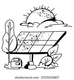 Minimalist flat vector of professionals engaged in a Brainstorming Session, ideal for presentations, business strategies, and startups