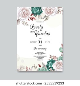 Minimalist Floral and Abstract Invitation Card. Illustrator and designer. Wedding Invites, save the date, Birthday Invites, Video Invites, E-Cards.