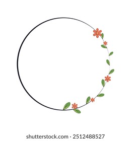 Minimalist Floral Frame - 02