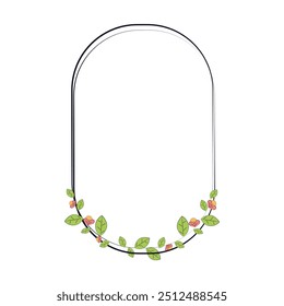 Minimalist Floral Frame - 09