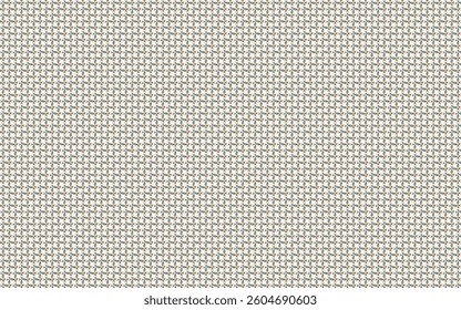Minimalist floral pattern with bold outlines
