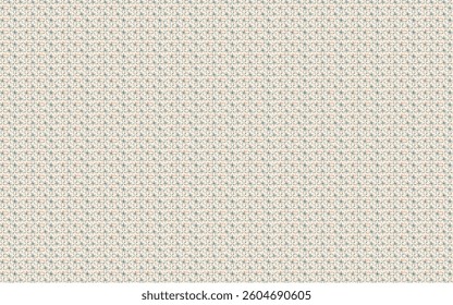 Minimalist floral pattern with bold outlines