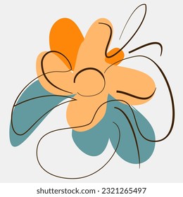 Minimalist Floral Vector Art Illustrations for Occasions template vintage fashion hand drawn decor