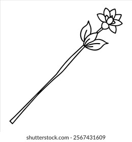 Minimalist Flower Line Art Vector Designs for Print and Web