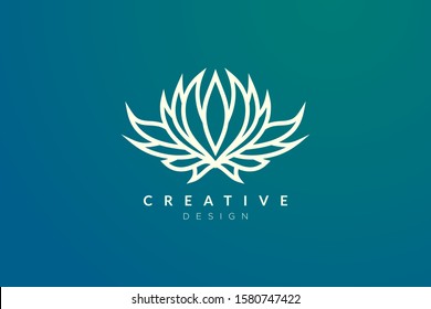Minimalist flower vector design. It is suitable for spas, hotels, beauty, health, fashion, cosmetics, boutiques, salons, yoga, therapy, and others.