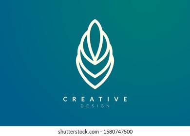 Minimalist flower vector design. It is suitable for spas, hotels, beauty, health, fashion, cosmetics, boutiques, salons, yoga, therapy, and others.