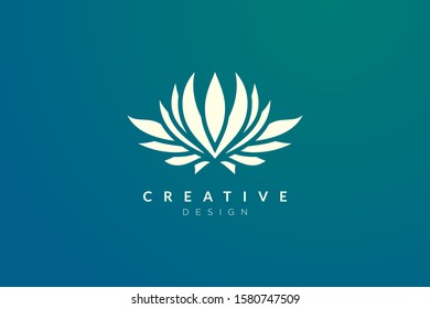 Minimalist flower vector design. It is suitable for spas, hotels, beauty, health, fashion, cosmetics, boutiques, salons, yoga, therapy, and others.