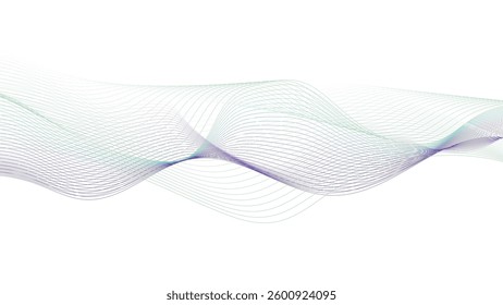 Minimalist Flowing Lines Background with Soft Gradient