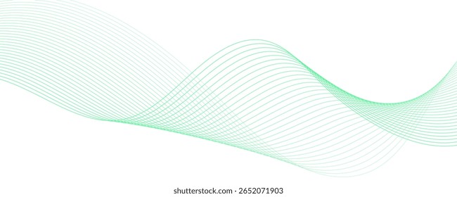 Minimalistisch fließende Linien in Pastellfarbverlauf auf hellem Hintergrund, geeignet für Broschüren-Design, UI-Hintergründe oder digitale Anzeigen.