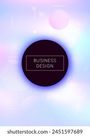 Minimalist Fluid. Dynamic Dots. Science Flyer. Hologram Background. Purple Tech Design. Shiny Halftone Composition. Geometric Pattern. Retro Layout. Violet Minimalist Fluid