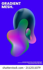 Minimalistischer Fluid-Farbverlauf-Hintergrund. Moderner Hintergrund für Poster, Broschüre, Werbung, Plaque, Einladungskarte, Landing-Webseite