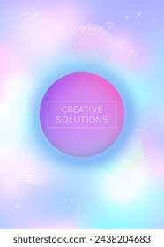 Minimalist Fluid. Hipster Background. Digital Design. Summer Dots. Shiny Multicolor Backdrop. Soft Banner. Dynamic Flyer. Purple Round Shape. Violet Minimalist Fluid