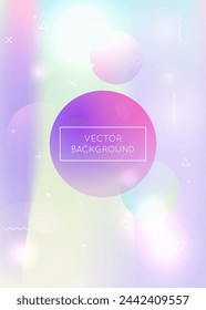 Líquido Minimalista. Forma Hipster. Patrón líquido. Concepto retro. Diseño suave en púrpura. Volante de verano. Puntos simples. Espacio Iridiscente De Fondo. Líquido minimalista violeta